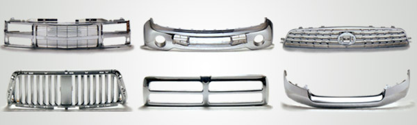 bumpers - plastic chrome plating